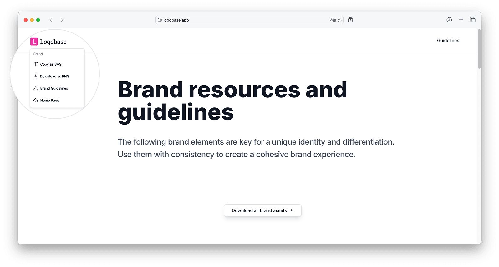 Brand resources and guidelines
